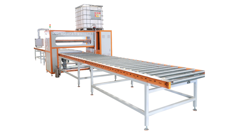 鋁蜂窩板淋膠機